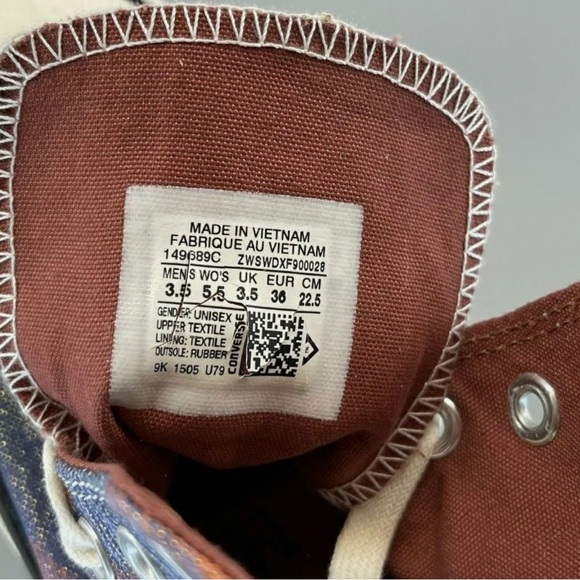 Converse X Missoni Chuck Taylor All Star Glitter Sneakers - Picture 7 of 8